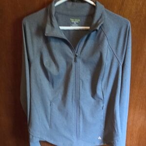 Tek Gear Gray Full-Zip Jacket Women's Medium Ultrastretch